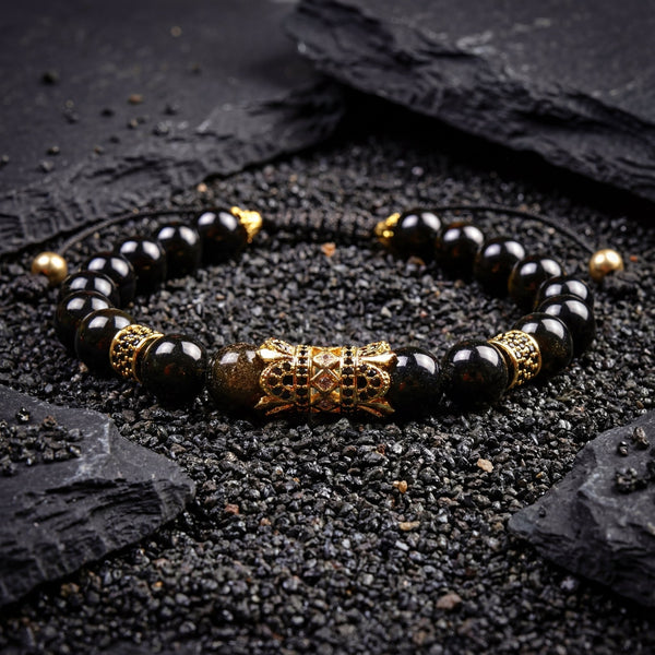 Obsidian Negativity Blocking Bracelet - Art Of Tibet