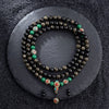 Obsidian Negativity Blocking Mala - Art Of Tibet