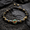 Obsidian With Hematite Grounding Bracelet - Art Of Tibet