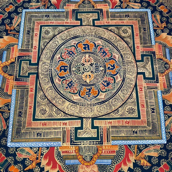 Om Mandala Thangka - Art Of Tibet