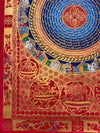 Om Mantra Mandala Large Thangka - Art Of Tibet