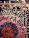 Om Mantra Mandala Large Thangka - Art Of Tibet