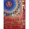 Om Mantra Mandala Large Thangka - Art Of Tibet