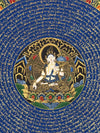 Om Mantra Mandala Thangka - Art Of Tibet