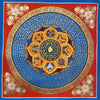 Om Mantra Mandala Thangka - Art Of Tibet