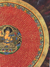 Om Mantra Mandala Thangka - Art Of Tibet