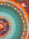 Om Mantra Mandala Thangka - Art Of Tibet