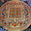 Om Mantra Mandala Thangka - Art Of Tibet