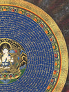 Om Mantra Mandala Thangka - Art Of Tibet