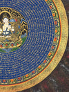Om Mantra Mandala Thangka - Art Of Tibet