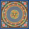 Om Mantra Mandala Thangka - Art Of Tibet
