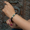 Onyx with Moonstone Divider Bracelet - Art Of Tibet