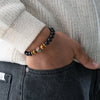 Onyx with Tiger Eye Divider Bracelet - Art Of Tibet