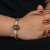 Opalite and Tiger Eye Inspired Confidence Bracelet - Art Of Tibet