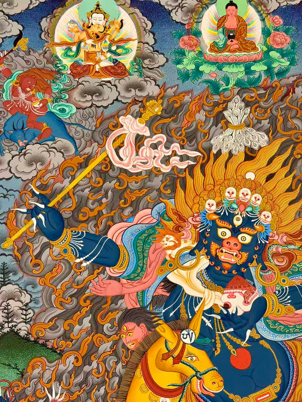 Palden Lhamo - The Protectress Of Tibet Thangka - Art Of Tibet