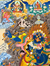 Palden Lhamo - The Protectress Of Tibet Thangka - Art Of Tibet