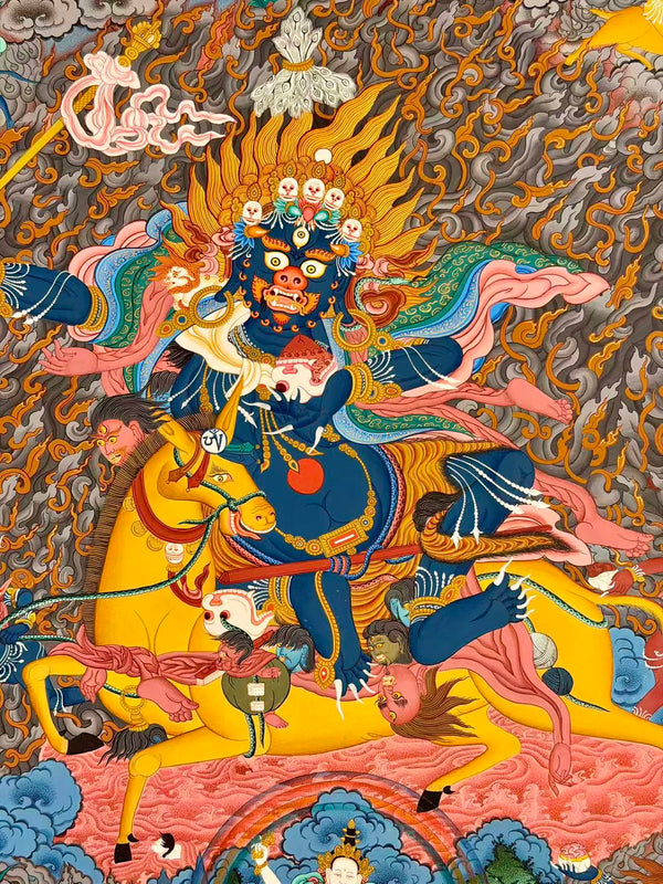 Palden Lhamo - The Protectress Of Tibet Thangka - Art Of Tibet