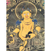 Pancha(Five) Jambhala Large Thangka - Art Of Tibet