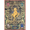 Pancha(Five) Jambhala Large Thangka - Art Of Tibet