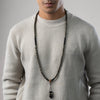 Pyrite & Onyx Mala – Prosperity & Protection - Art Of Tibet