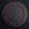 Red Jasper With Onyx Short Mala - Art Of Tibet