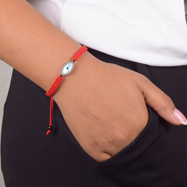 Red String Evil Eye Protection Charm Bracelet - Art Of Tibet