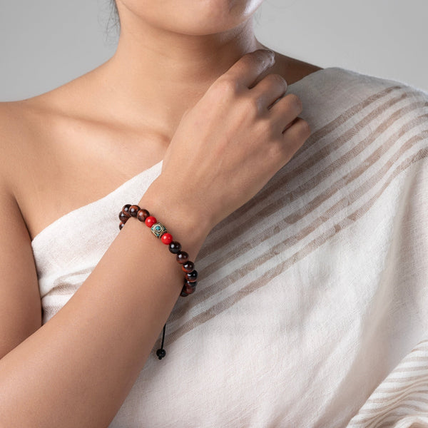 Red Tiger Eye Bracelet - Art Of Tibet