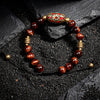 Red Tiger Eye Flower Of Life Bracelet - Art Of Tibet
