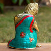 Resting Buddha Bronze Statue with Stone Inlaid - Art Of Tibet