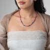 Rhodonite with Lapis Short Mala - Art Of Tibet