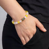 Rose Quartz with Citrine Divider Bracelet - Art Of Tibet