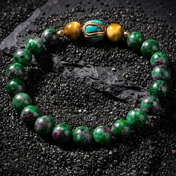 Ruby Zoisite Bracelet - Art Of Tibet