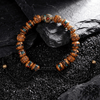Rudraksha Bracelet with Turquoise & Coral Inlaid - Art Of Tibet