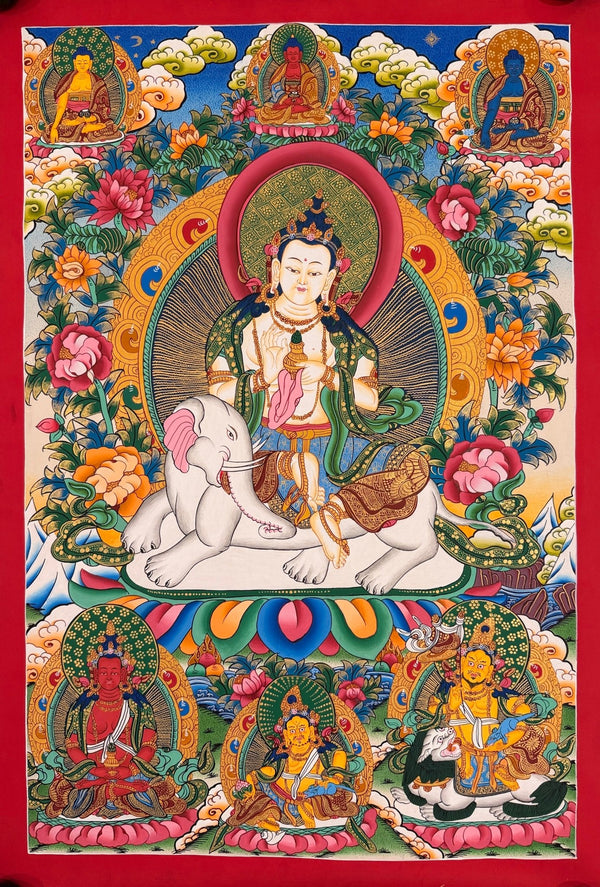 Samantabhadra Bodhisattva Thangka - Art Of Tibet