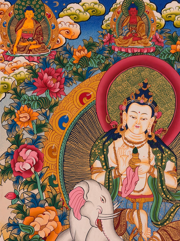 Samantabhadra Bodhisattva Thangka - Art Of Tibet