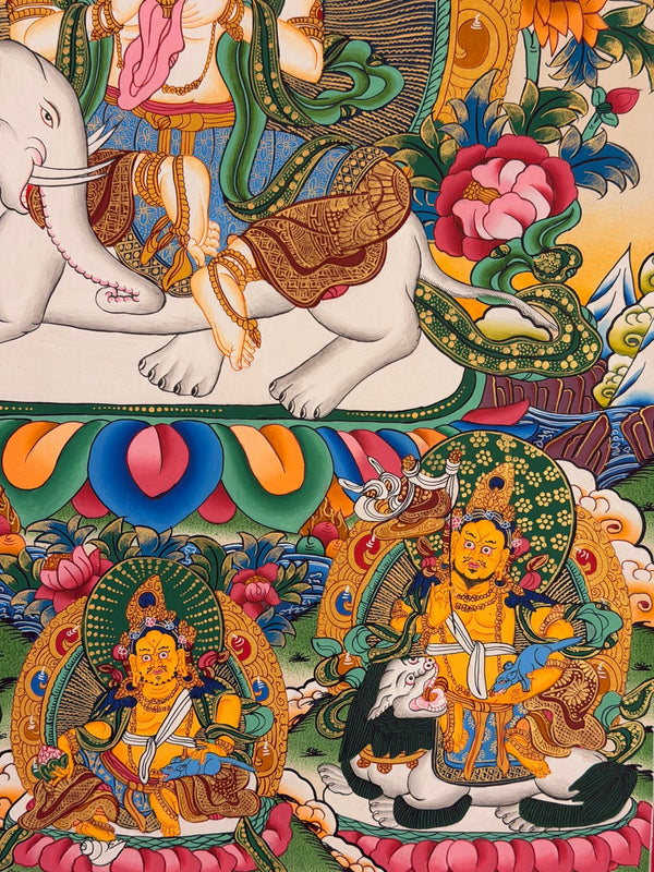 Samantabhadra Bodhisattva Thangka - Art Of Tibet