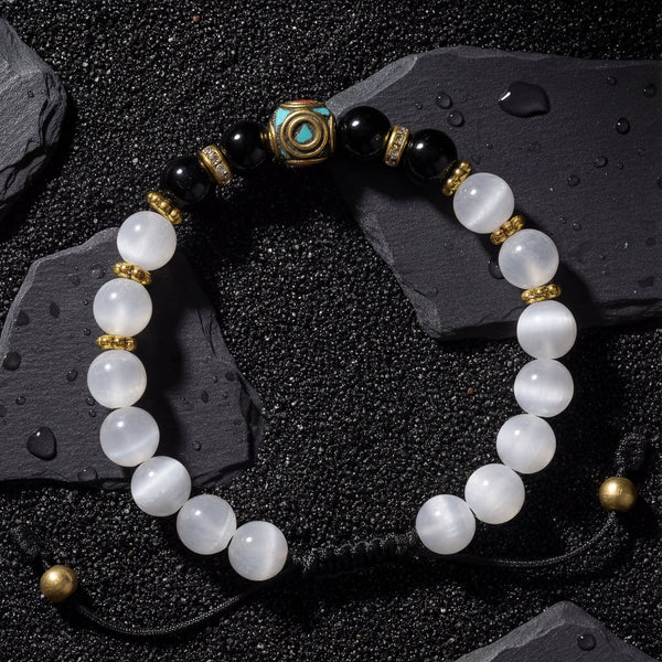 Selenite Bracelet – Clarity & Spiritual Purification - Art Of Tibet