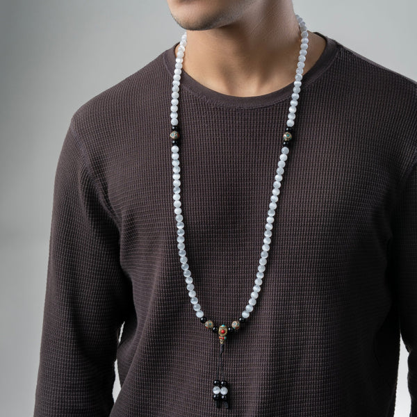 Selenite Mala – Light & Spiritual Clarity - Art Of Tibet