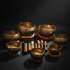 Set of 7 Tibetan Hand Hammered Singing Bowl - Art Of Tibet