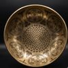 Seven Chakra with Flower of Life Carved Singing Bowl - Art Of Tibet