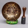 Seven Chakra Yogini Carved Singing Bowl - Art Of Tibet