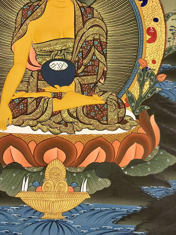 Shakyamuni Buddha Thangka - Art Of Tibet