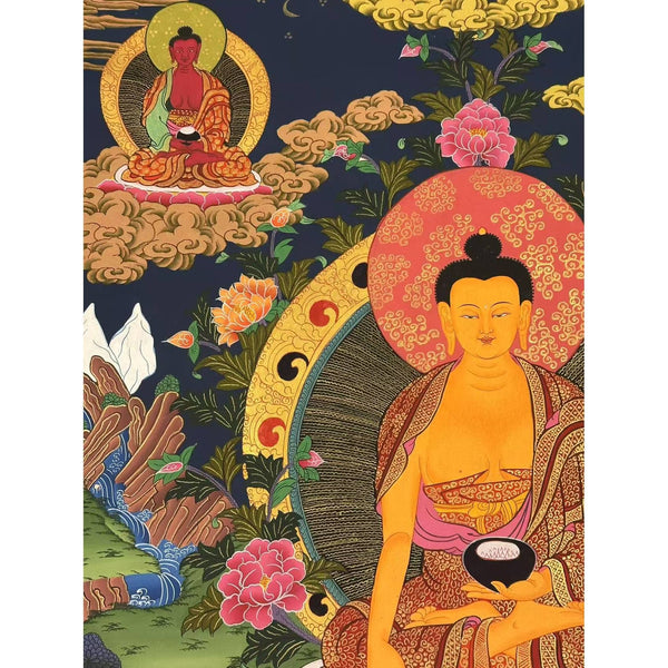 Shakyamuni Buddha Thangka - Art Of Tibet
