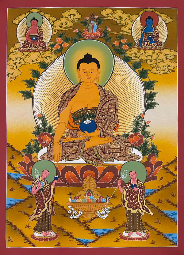 Shakyamuni Buddha Thangka - Art Of Tibet