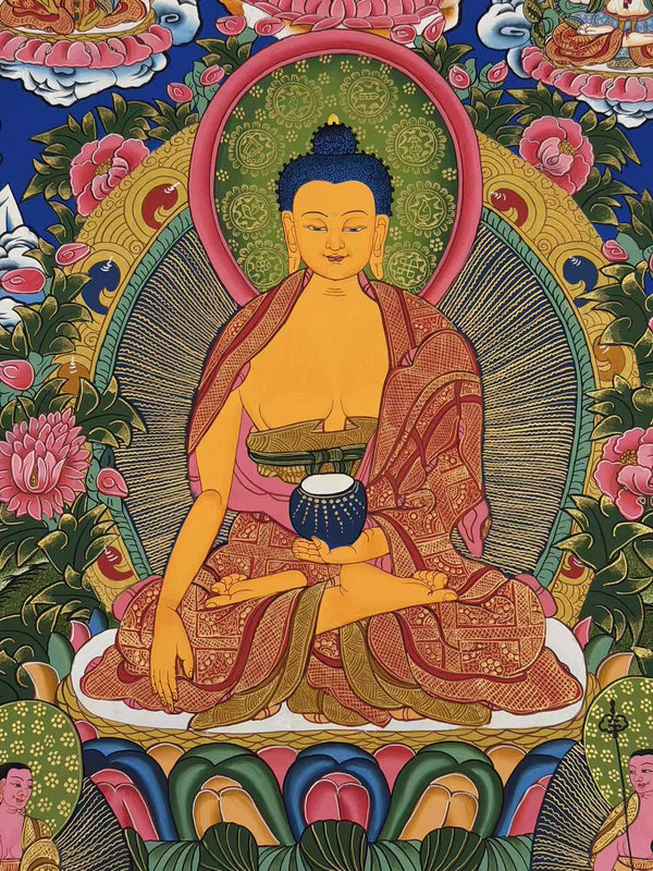 Shakyamuni Buddha Thangka - Art Of Tibet
