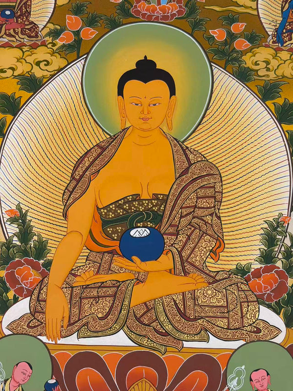 Shakyamuni Buddha Thangka - Art Of Tibet
