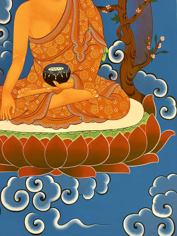 Shakyamuni Buddha Thangka - Art Of Tibet