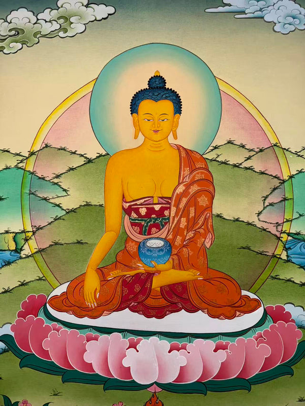 Shakyamuni Buddha Thangka - Art Of Tibet