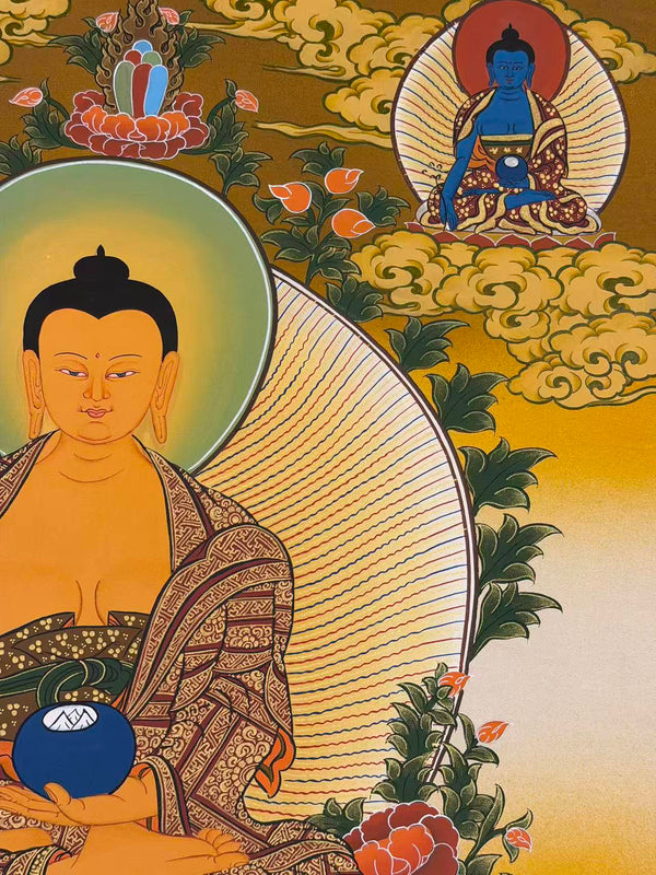 Shakyamuni Buddha Thangka - Art Of Tibet