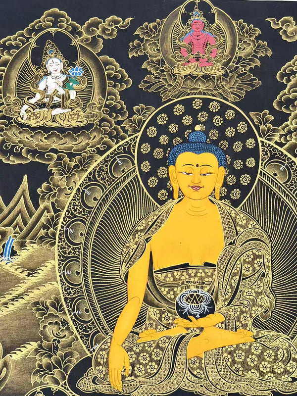 Shakyamuni Buddha Thangka - Art Of Tibet